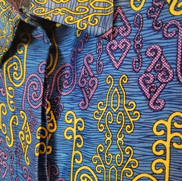 Vintage Unorthodox Paisley Graphic Polo | Size Medium - Picture 5 of 9